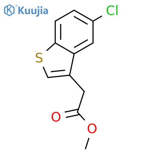 Methyl 2-(5-Chlorobenzothiophene-3-yl)acetate structure