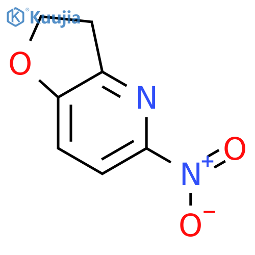 2,3-dihydro-5-nitro-Furo[3,2-b]pyridine structure