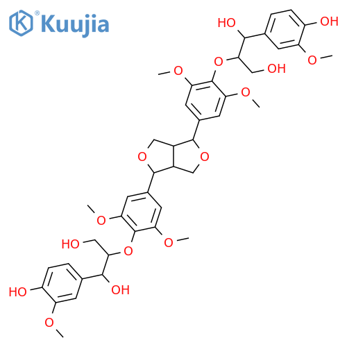 1,3-Propanediol,2,2'-[(tetrahydro-1H,3H-furo- [3,4-c]furan-1,4-diyl)bis[(2,6-dimethoxy-4,1- phenylene)oxy]]bis[1-(4-hydroxy-3 structure