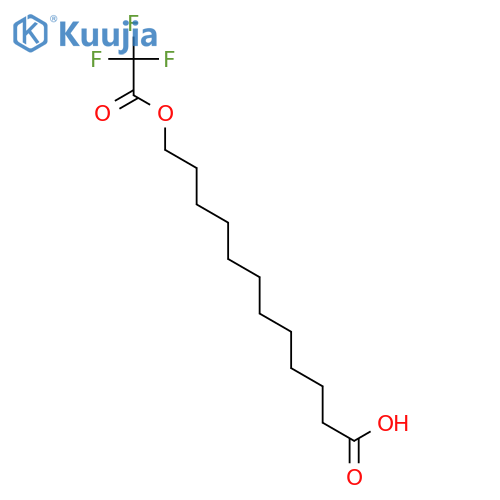 Dodecanoic acid, 12-[(trifluoroacetyl)oxy]- structure