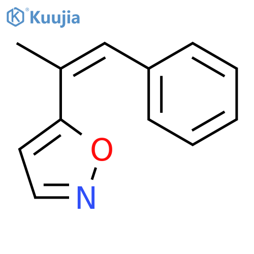 5-(1-Phenylprop-1-en-2-yl)isoxazole structure