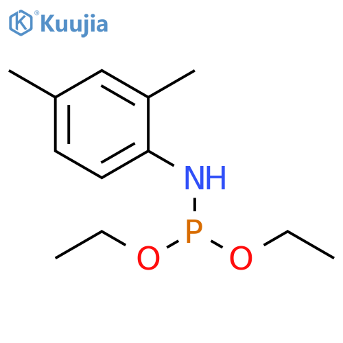 phosphoramidous acid, 2,4-xylyl-, diethyl ester structure