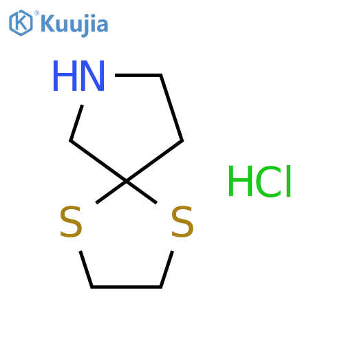 1,4-Dithia-7-azaspiro4.4nonane, hydrochloride structure