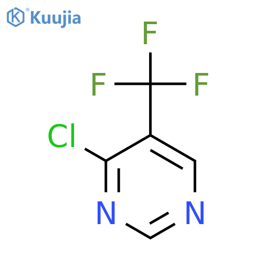 4-Chloro-5-(trifluoromethyl)pyrimidine structure