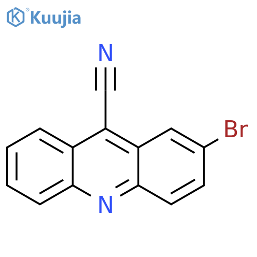 2-Bromoacridine-9-carbonitrile structure
