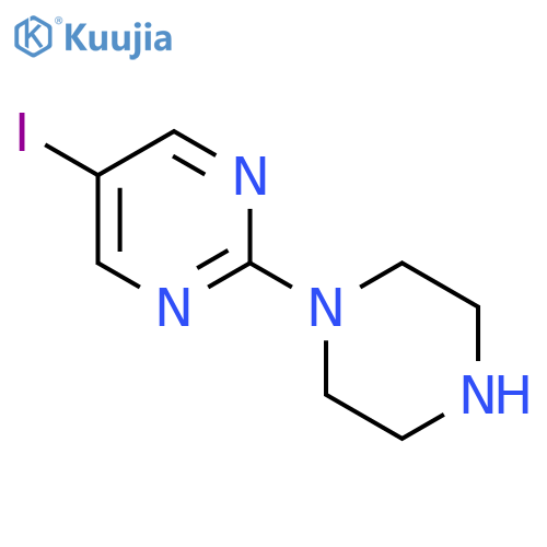 5-iodo-2-piperazin-1-yl-pyrimidine structure