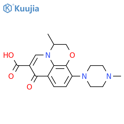 Desfluoroofloxacin structure