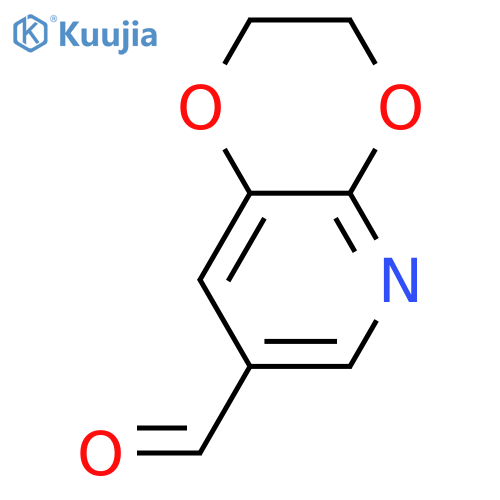 2H,3H-[1,4]dioxino[2,3-b]pyridine-7-carbaldehyde structure