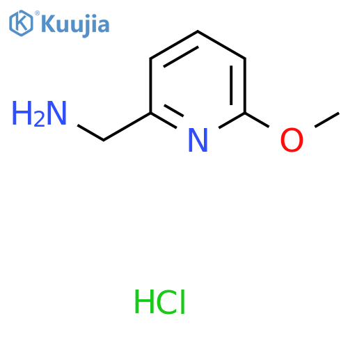 (6-Methoxypyridin-2-yl)methanamine hydrochloride structure