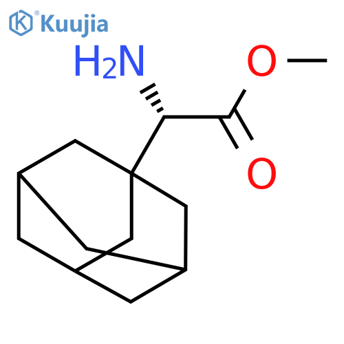 Tricyclo[3.3.1.13,7]decane-1-acetic acid, α-amino-, methyl ester, (S)- (9CI) structure