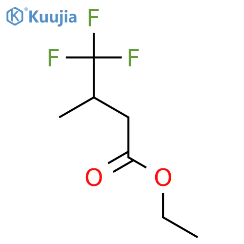 ETHYL 3-METHYL-4,4,4-TRIFLUOROBUTYRATE structure