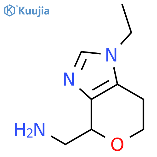 Pyrano[3,4-d]imidazole-4-methanamine, 1-ethyl-1,4,6,7-tetrahydro- structure