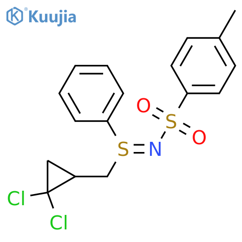 N-(1Z)-(2,2-dichlorocyclopropyl)methyl(phenyl)-lambda4-sulfanylidene-4-methylbenzene-1-sulfonamide structure