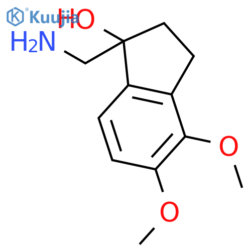 1H-Inden-1-ol, 1-(aminomethyl)-2,3-dihydro-4,5-dimethoxy- structure