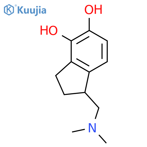 1H-Indene-4,5-diol,1-[(dimethylamino)methyl]-2,3-dihydro-(9CI) structure