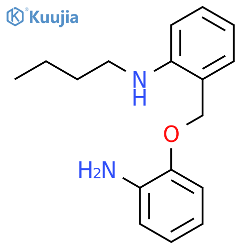 Benzenamine, 2-[(2-aminophenoxy)methyl]-N-butyl- structure