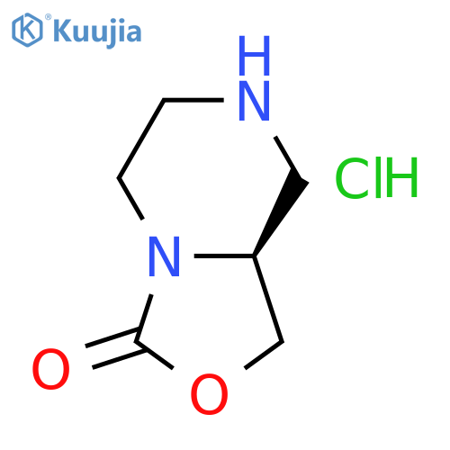 (8aS)-hexahydro-1H-[1,3]oxazolo[3,4-a]piperazin-3-one hydrochloride structure