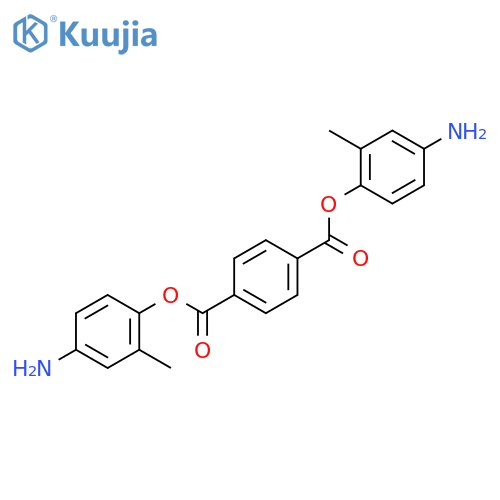1,4-Benzenedicarboxylic acid, 1,4-bis(4-amino-2-methylphenyl) ester structure