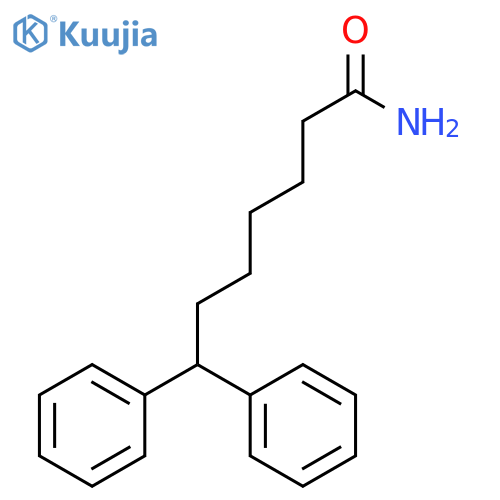 Heptanamide, 7,7-diphenyl- structure