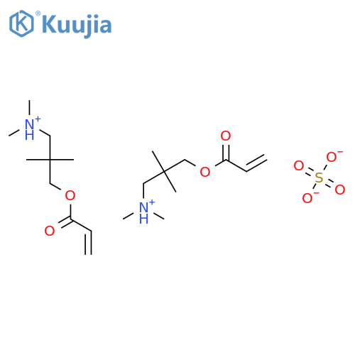 Bis((3-(acryloyloxy)-2,2-dimethylpropyl)dimethylammonium) sulphate structure