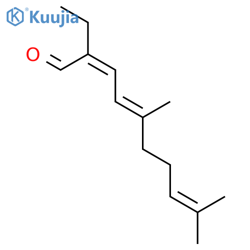 2,4,8-Decatrienal,2-ethyl-5,9-dimethyl-, (?,Z)- (9CI) structure