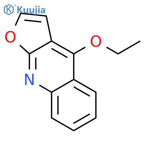 Furo[2,3-b]quinoline,4-ethoxy- structure