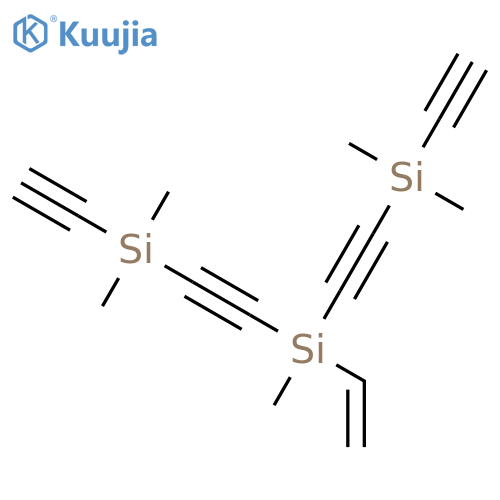 Silane, ethenylbis[(ethynyldimethylsilyl)ethynyl]methyl- structure