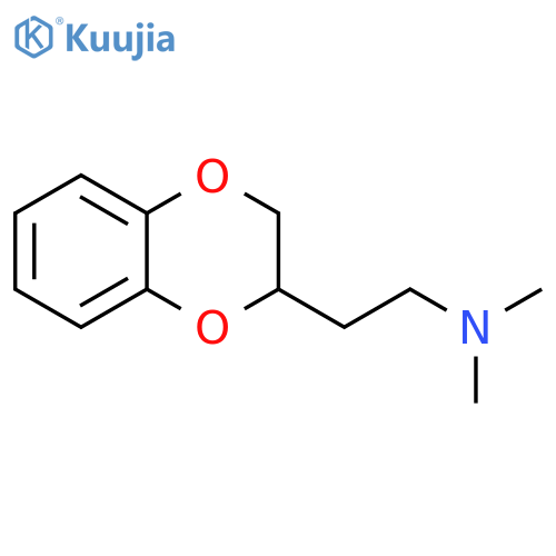 1,4-Benzodioxin-2-ethanamine, 2,3-dihydro-N,N-dimethyl- structure