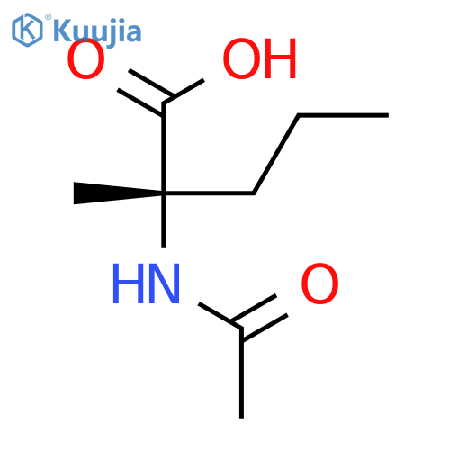 2-acetamido-2-methylpentanoic acid structure