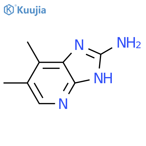 6,7-Dimethyl-3H-imidazo[4,5-b]pyridin-2-amine structure