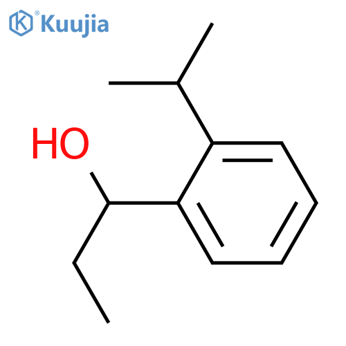 1-(2-propan-2-ylphenyl)propan-1-ol structure