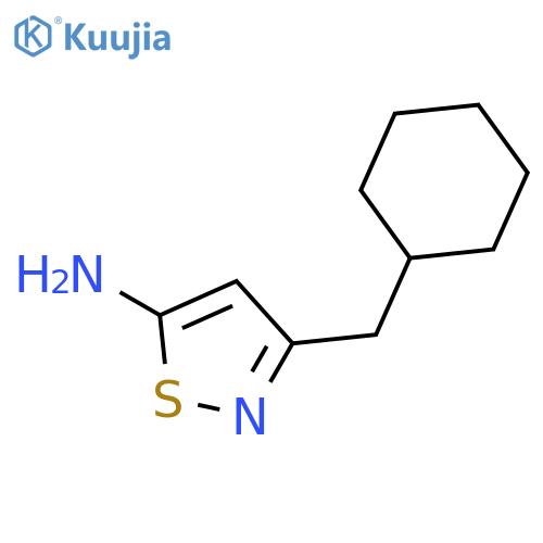 5-Isothiazolamine, 3-(cyclohexylmethyl)- structure