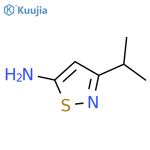 5-Isothiazolamine, 3-(1-methylethyl)- structure