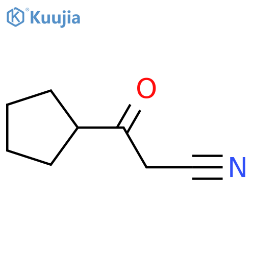 3-Cyclopentyl-3-oxopropanenitrile structure