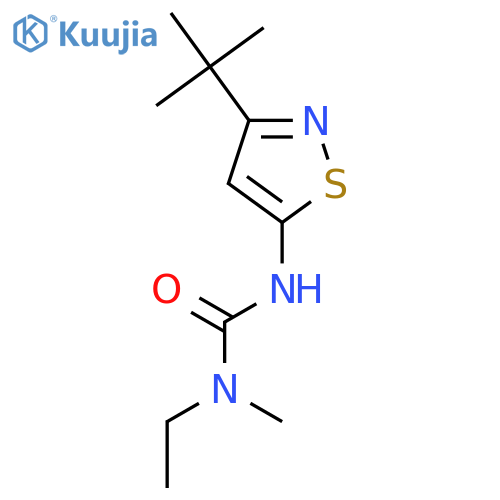 Urea,N'-[3-(1,1-dimethylethyl)-5-isothiazolyl]-N-ethyl-N-methyl- structure