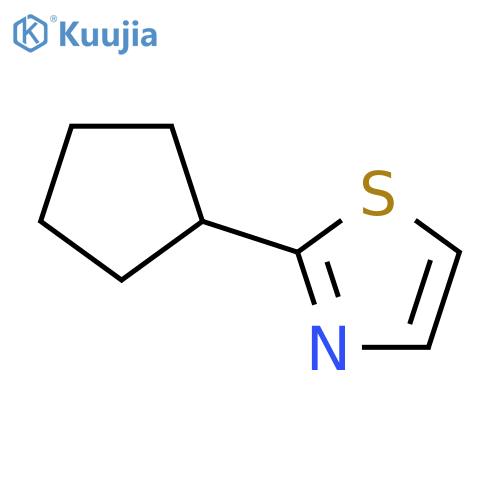 2-cyclopentyl-1,3-thiazole structure