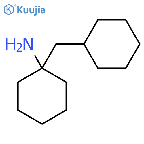 1-(cyclohexylmethyl)cyclohexan-1-amine structure