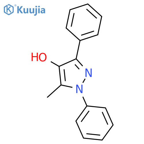 1H-Pyrazol-4-ol, 5-methyl-1,3-diphenyl- structure