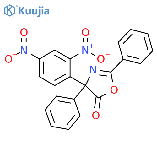 5(4H)-Oxazolone,4-(2,4-dinitrophenyl)-2,4-diphenyl- structure