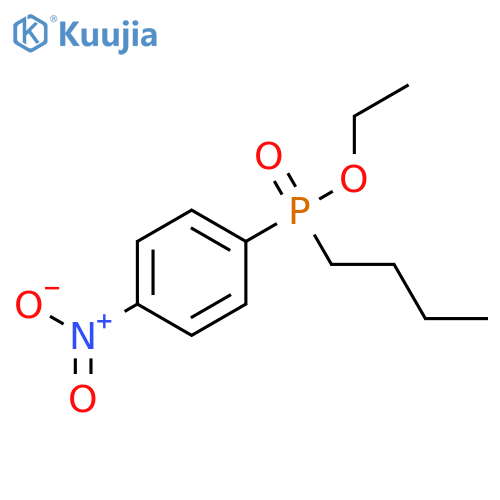Phosphinic acid, butyl(4-nitrophenyl)-, ethyl ester structure