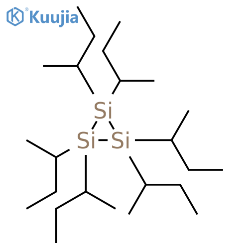 Cyclotrisilane, hexakis(1-methylpropyl)- structure