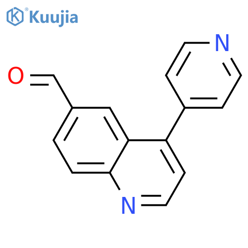 4-(Pyridin-4-yl)quinoline-6-carbaldehyde structure