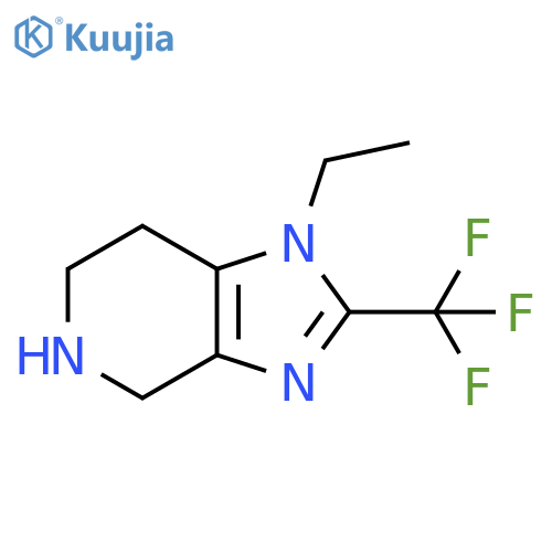 1-ethyl-4,5,6,7-tetrahydro-2-(trifluoromethyl)-1H-Imidazo[4,5-c]pyridine structure