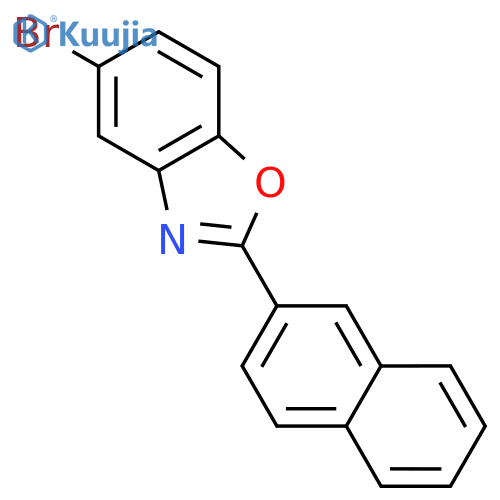 Benzoxazole, 5-bromo-2-(2-naphthalenyl)- structure