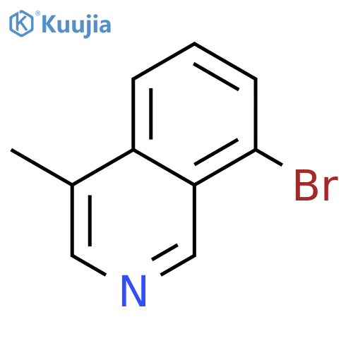 8-bromo-4-methylisoquinoline structure