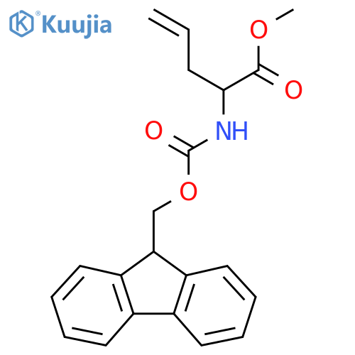 2-[(9H-Fluorene-9-ylmethoxy)carbonylamino]-4-pentenoic acid methyl ester structure