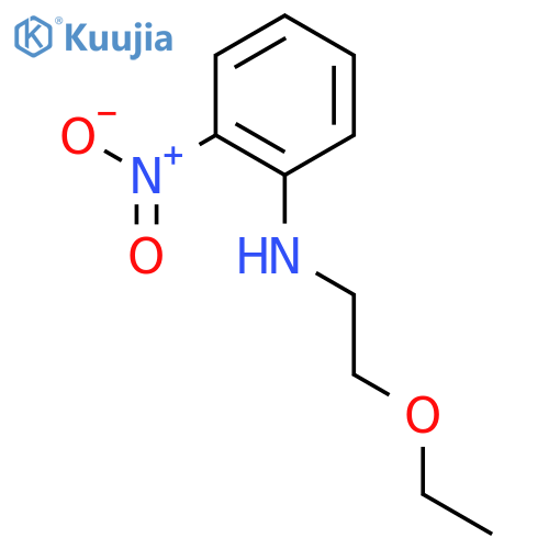 N-(2-Ethoxyethyl)-2-nitroaniline structure