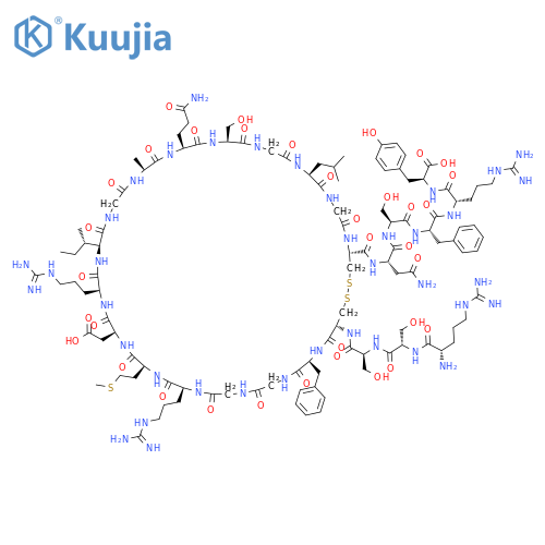 Atrial natriureticpeptide-25 (human) (9CI) structure