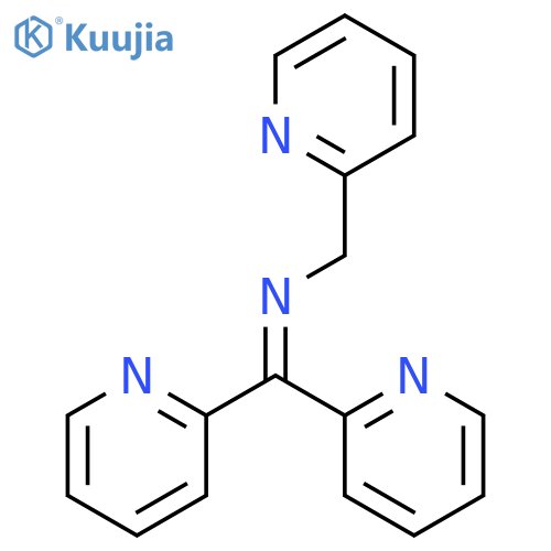 N-[Di-(2-pyridyl)methylene]-2-pyridinemethanamine structure