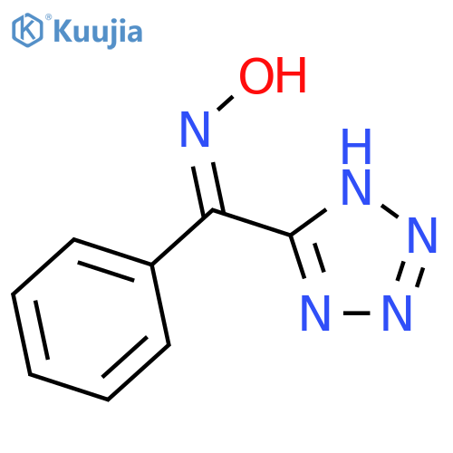 Methanone, phenyl-1H-tetrazol-5-yl-, oxime structure
